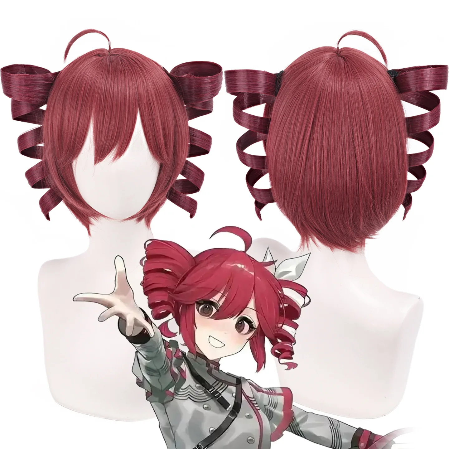 Main Saint Da cosplay wig stress teto UTAU virtual singer anti gravity double ponytail Roman roll-Synthetic fiber wig
Main Saint Da cosplay wig stress teto UTAU virtual singer anti gravity double ponytail Roman roll-Synthetic fiber wig