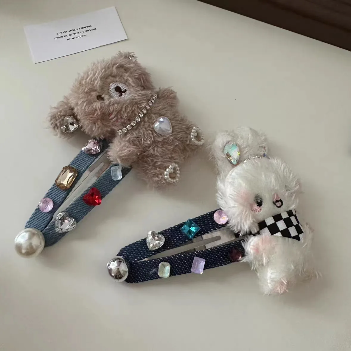 1 Pcs Ladies' Hair Pins Korean Kawaii BB Clips Hair Clips High-quality Hair Accessories Cute Sweet Versatile Cartoon Bear Bunny
1 Pcs Ladies' Hair Pins Korean Kawaii BB Clips Hair Clips High-quality Hair Accessories Cute Sweet Versatile Cartoon Bear Bunny