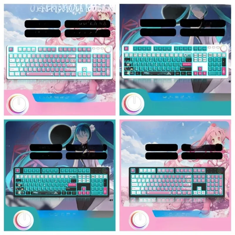 Механическая клавиатура Hatsune Miku, 104 аниме периферийная Милая мультяшная игровая клавиатура, девушка, сердце, кавайный праздничный подарок для друга
Механическая клавиатура Hatsune Miku, 104 аниме периферийная Милая мультяшная игровая клавиатура, девушка, сердце, кавайный праздничный подарок для друга
