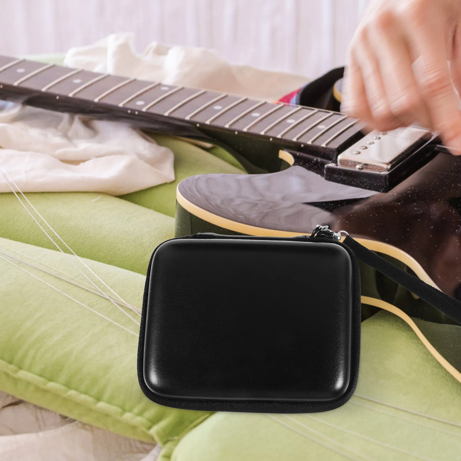 Guitars Storage Bag Picks Holder Holders Mini Shaped Case Acoustic Accessories Black
Guitars Storage Bag Picks Holder Holders Mini Shaped Case Acoustic Accessories Black