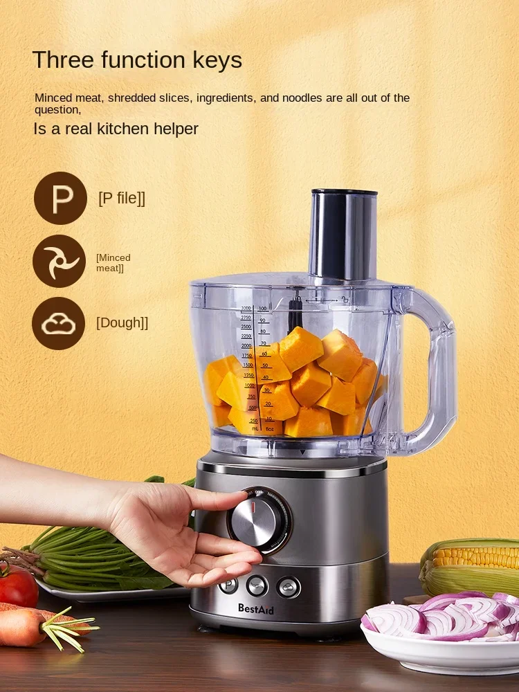 220V BestAid Food Processor with Powerful Motor, Vegetable Slicer, Chopper, Dicer and Meat Grinder
220V BestAid Food Processor with Powerful Motor, Vegetable Slicer, Chopper, Dicer and Meat Grinder