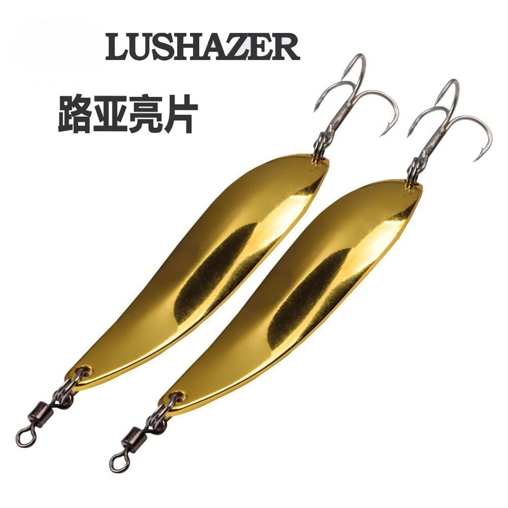 19.5g 8cm Copper Curved Spoon Fishing Lure Long Casting Metal Jig Hard Bait Freshwater Saltwater Bass Culter Fishing Tackle
19.5g 8cm Copper Curved Spoon Fishing Lure Long Casting Metal Jig Hard Bait Freshwater Saltwater Bass Culter Fishing Tackle