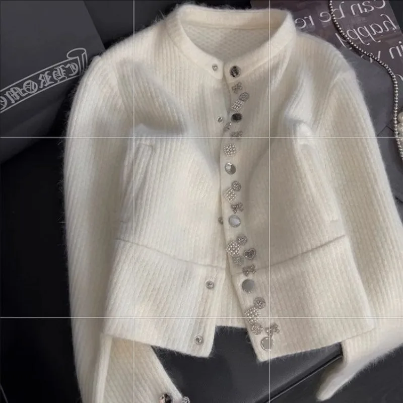 Knitted Cardigan for Women Korean Fashion Luxury Designer Clothes Autumn Sweater Coat Women's Top Winter Knitted Sweater
Knitted Cardigan for Women Korean Fashion Luxury Designer Clothes Autumn Sweater Coat Women's Top Winter Knitted Sweater