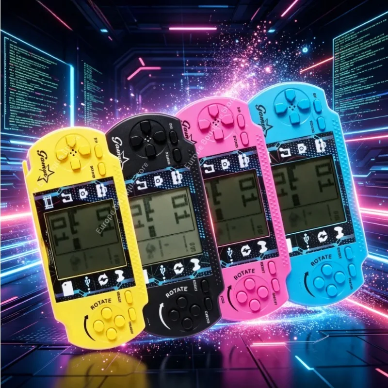Classic Blocks Game Console Big Screen Sliding Brick Game Tank Fight Shoot with Music Retro Handheld Game Machine for Kids
Classic Blocks Game Console Big Screen Sliding Brick Game Tank Fight Shoot with Music Retro Handheld Game Machine for Kids