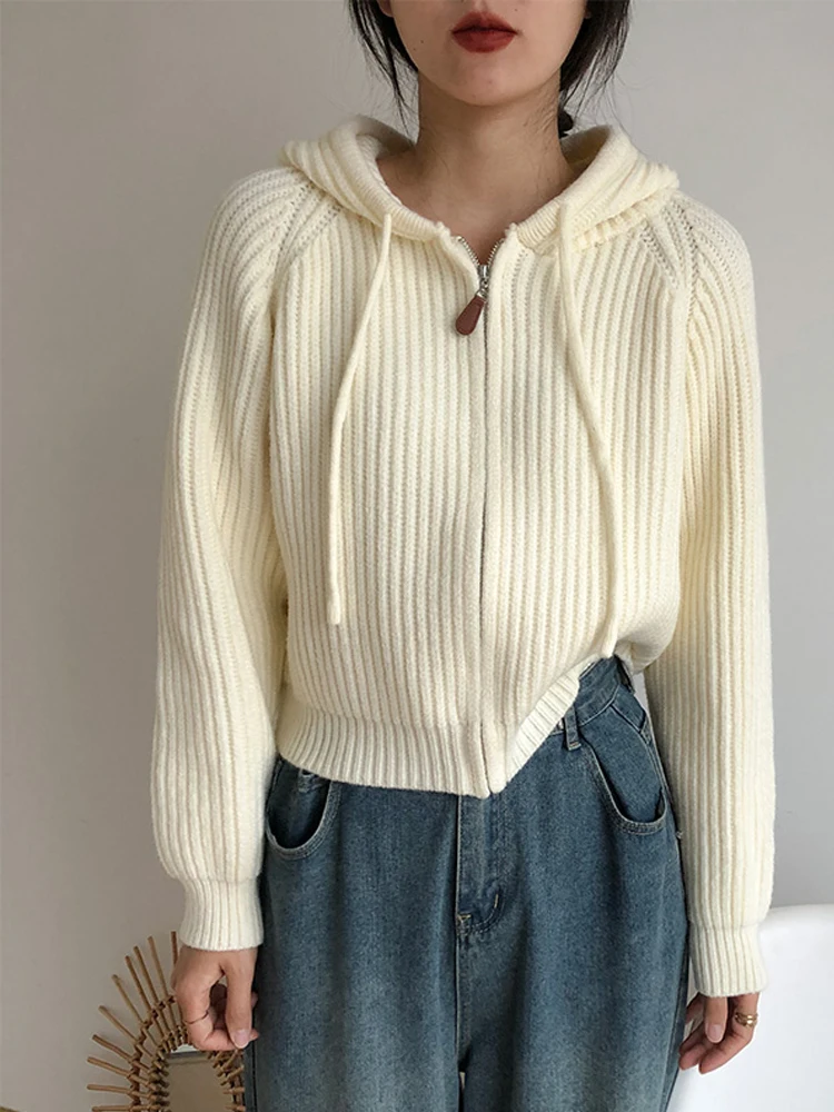 Laid-ba Knitted Hat Sweater ort Sle Korean College Sle Outerwear Top for Small Figures Spring Autumn Season Long Sve
Laid-ba Knitted Hat Sweater ort Sle Korean College Sle Outerwear Top for Small Figures Spring Autumn Season Long Sve