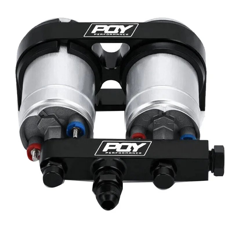 Classy-2X 044 High Flow External Fuel Pump + Dual Bracket & Out Manifold AN8
Classy-2X 044 High Flow External Fuel Pump + Dual Bracket & Out Manifold AN8