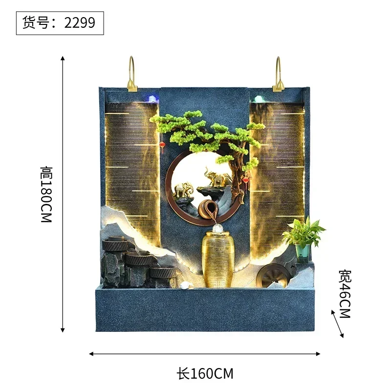 Living Room Rockery Water Partition Decoration Courtyard Fountain Water Curtain Wall Balcony Garden Landscape Gift
Living Room Rockery Water Partition Decoration Courtyard Fountain Water Curtain Wall Balcony Garden Landscape Gift
