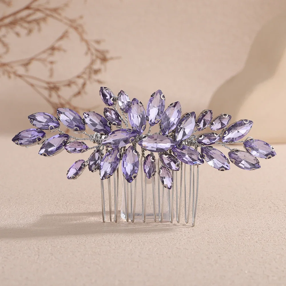 Rhinestone Bride Hair Comb Handmade Wedding Hair Accessories Jewelry Fashion Bridal Side Hair Comb Party Hair Piece for Women
Rhinestone Bride Hair Comb Handmade Wedding Hair Accessories Jewelry Fashion Bridal Side Hair Comb Party Hair Piece for Women