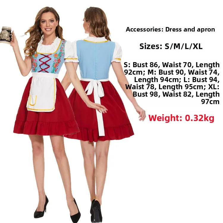 loween Beer Festival Ethnic Maid Costume Dr Parent-Child Matching Outfit Cultural Art Performance National Dr
loween Beer Festival Ethnic Maid Costume Dr Parent-Child Matching Outfit Cultural Art Performance National Dr