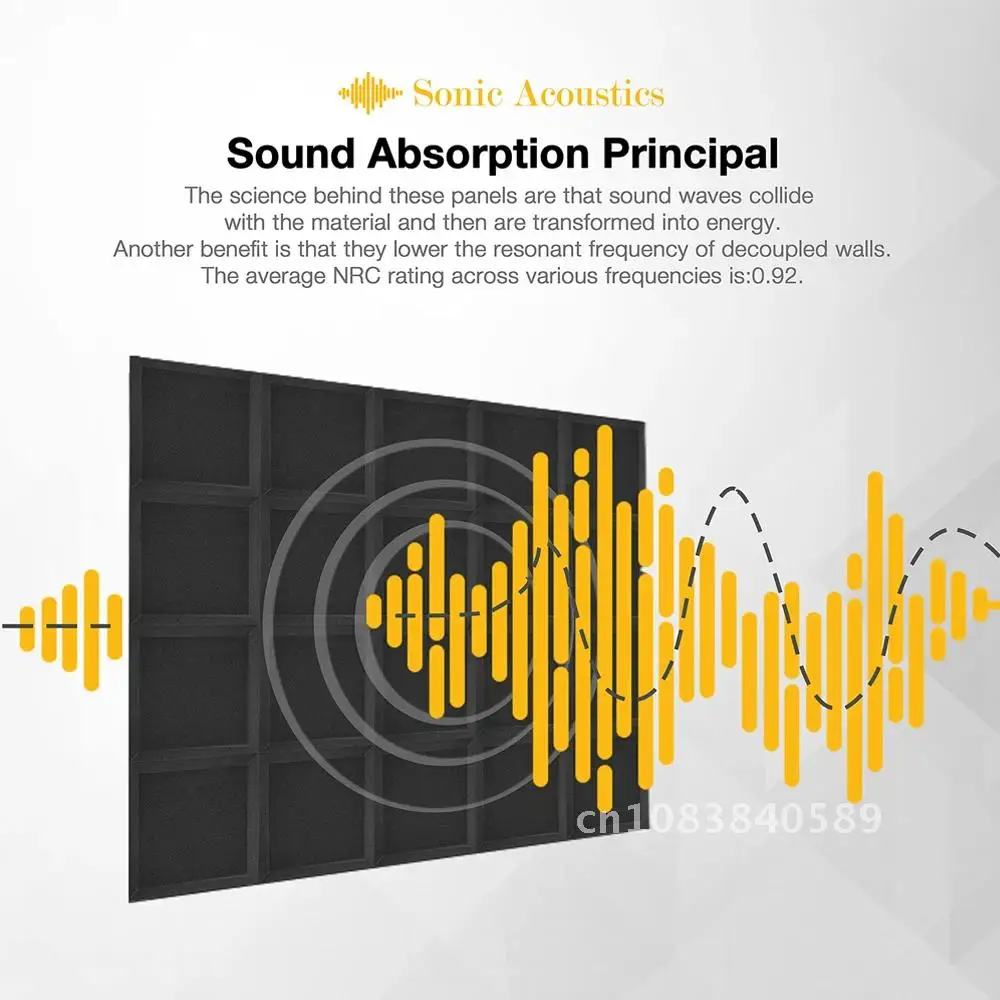 4Pcs 50X50X5cm Studio Acoustic Soundproof Foam Sound Absorption Treatment Flat Panel Tile Wedge Protective Sponge
4Pcs 50X50X5cm Studio Acoustic Soundproof Foam Sound Absorption Treatment Flat Panel Tile Wedge Protective Sponge