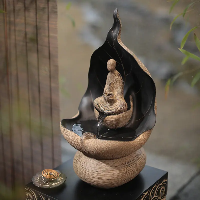 Zen Style Tabletop Fountain Soothing Recirculating Waterfall for Home Office Desk Decor Modern Chinese Tea Room Feng Shui Decor
Zen Style Tabletop Fountain Soothing Recirculating Waterfall for Home Office Desk Decor Modern Chinese Tea Room Feng Shui Decor