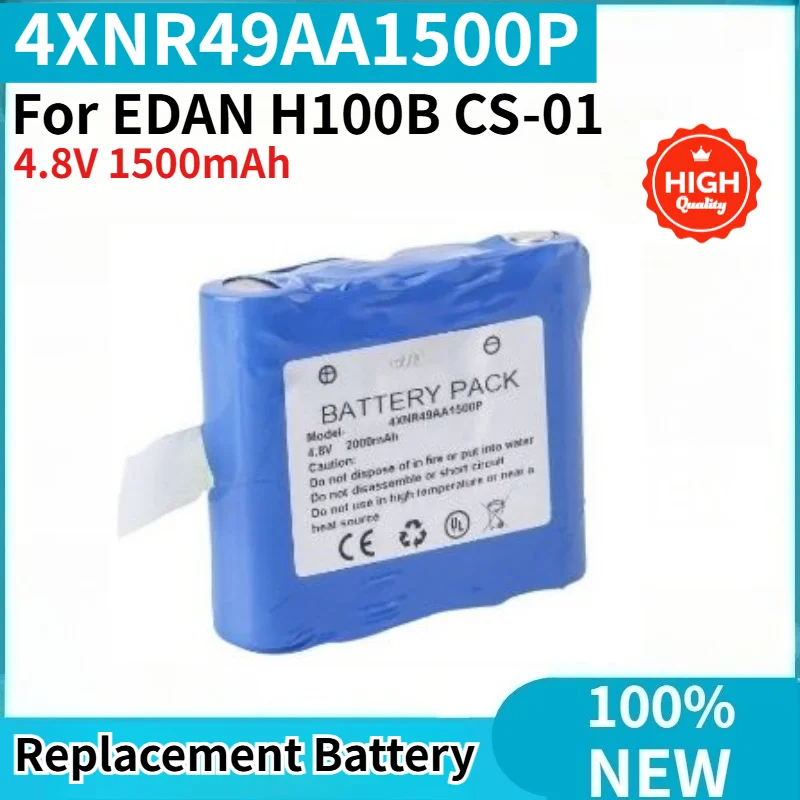 4XNR49AA1500P High Quality Battery 4.8V 1500mAh for EDAN H100B CS-01 Brand New Replacement Battery
4XNR49AA1500P High Quality Battery 4.8V 1500mAh for EDAN H100B CS-01 Brand New Replacement Battery