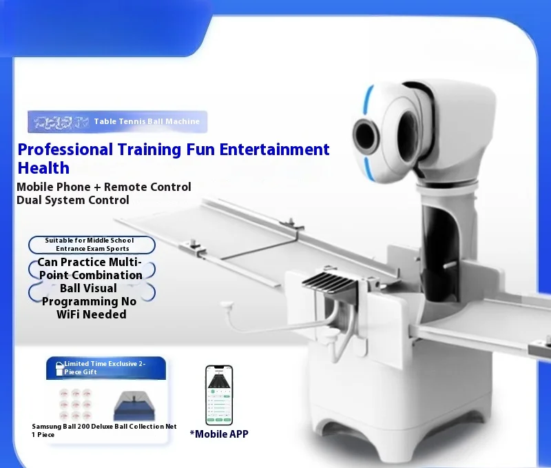 X3 table tennis serve machine professional training APP intelligent free programming home automatic serve device
X3 table tennis serve machine professional training APP intelligent free programming home automatic serve device