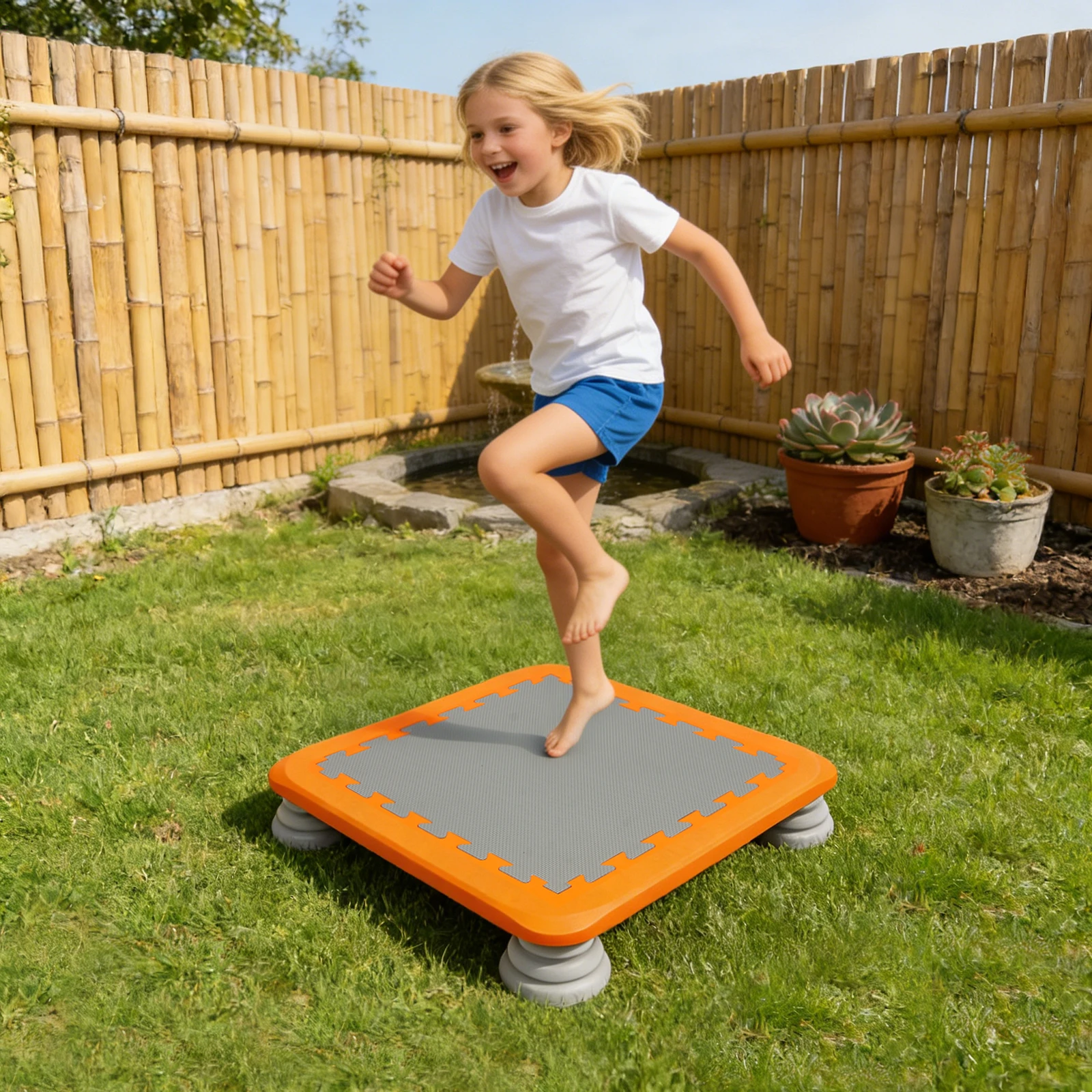 Orange Kids' Trampoline,Square Kids' Bouncing Board, Balance And Bounce Kids' Toy For Indoor And Outdoor Use
Orange Kids' Trampoline,Square Kids' Bouncing Board, Balance And Bounce Kids' Toy For Indoor And Outdoor Use