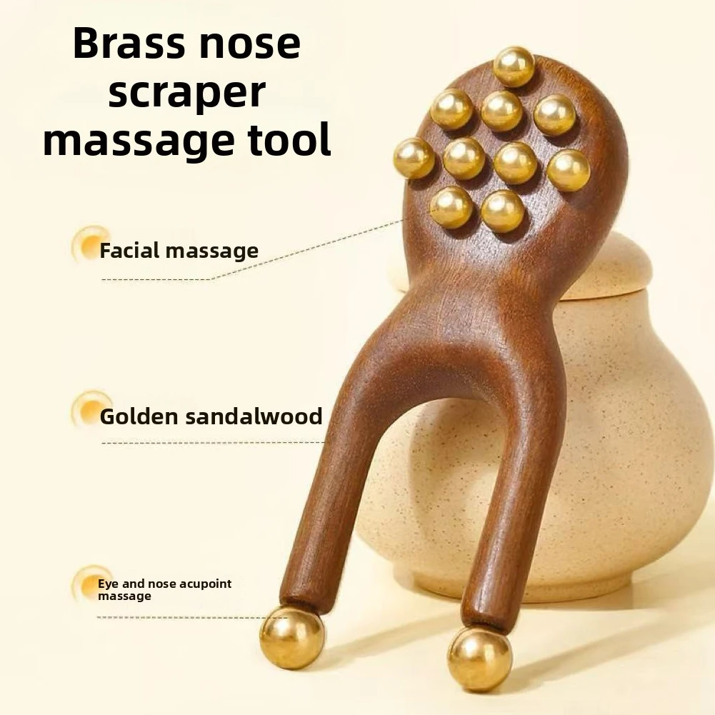 Brass Meridian-Acupressure Face Gua Sha Massage Tool Boosts Circulation Radiances Wooden Y-Shaped Scarab Walnut Massager
Brass Meridian-Acupressure Face Gua Sha Massage Tool Boosts Circulation Radiances Wooden Y-Shaped Scarab Walnut Massager
