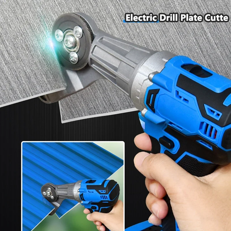 Electric Drill Plate Cutter Metal Sheet Cutter Free Cutting Tool Double Headed Sheet Nibbler Saw Cutter Plate Punch Scissors
Electric Drill Plate Cutter Metal Sheet Cutter Free Cutting Tool Double Headed Sheet Nibbler Saw Cutter Plate Punch Scissors