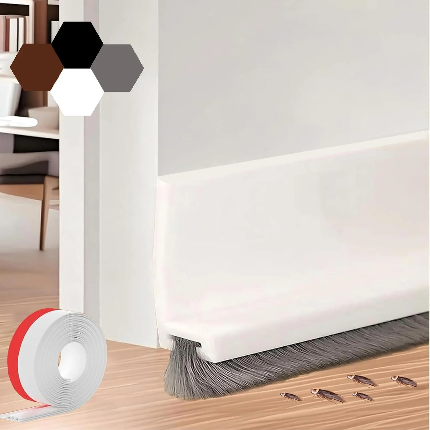 1PC 1mx3cm Silicone Door Bottom Seal Strip Windproof Waterproof Strip Door Under Wind Shield Soundproof Dust Blocker Door Sweep
1PC 1mx3cm Silicone Door Bottom Seal Strip Windproof Waterproof Strip Door Under Wind Shield Soundproof Dust Blocker Door Sweep