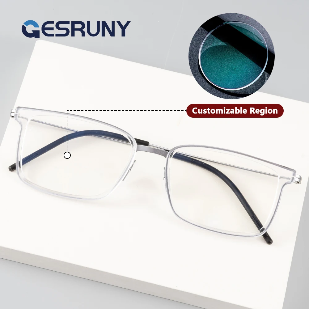 Gesruny Rectangle Frame Anti Blue Light Progressive Prescription Glasses Custom Myopia Optical Lenses Eyeglasses For Women Men
Gesruny Rectangle Frame Anti Blue Light Progressive Prescription Glasses Custom Myopia Optical Lenses Eyeglasses For Women Men