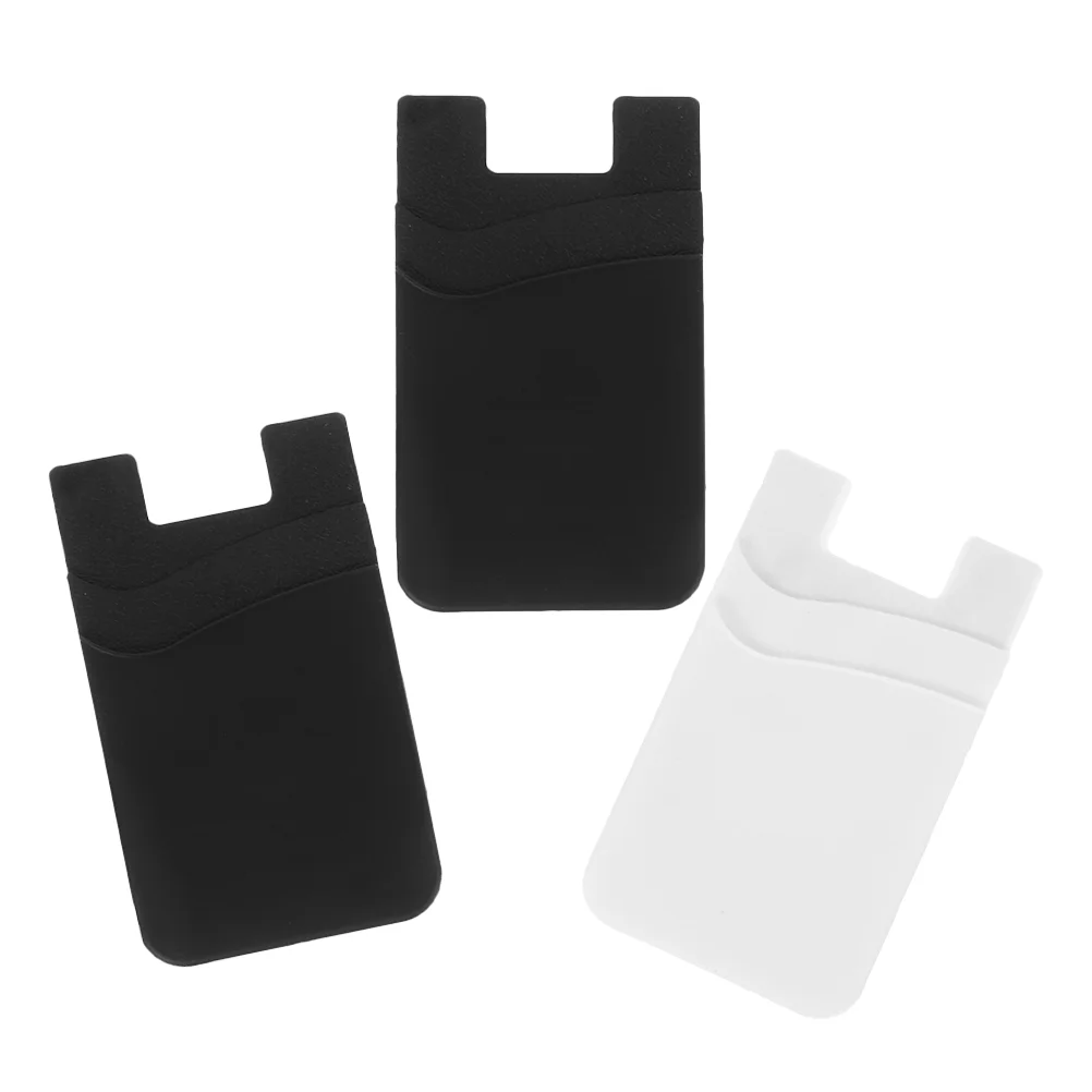 3 Pcs Mobile Phone Case Card Holder Cell Purse for Back Cellphone Adhesive Bag Wallet Stick Silica Gel
3 Pcs Mobile Phone Case Card Holder Cell Purse for Back Cellphone Adhesive Bag Wallet Stick Silica Gel