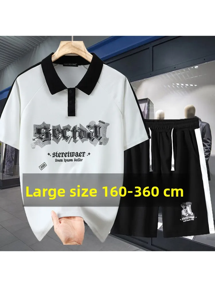 Loose Fit ort Sve irt And orts Set for plus Size Men Summer Sportswear Two Piece Casual Outfit for Youngsters
Loose Fit ort Sve irt And orts Set for plus Size Men Summer Sportswear Two Piece Casual Outfit for Youngsters