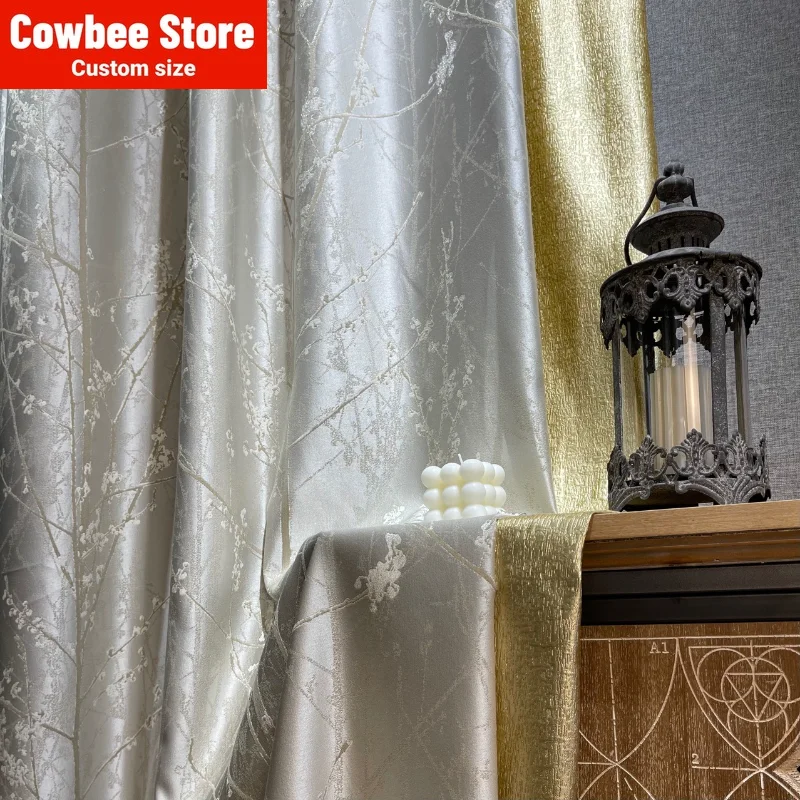 New American Modern Light Luxury Curtains for Living Dining Room Bedroom Champagne Curtain Milk Tea High Precision Jacquard
New American Modern Light Luxury Curtains for Living Dining Room Bedroom Champagne Curtain Milk Tea High Precision Jacquard