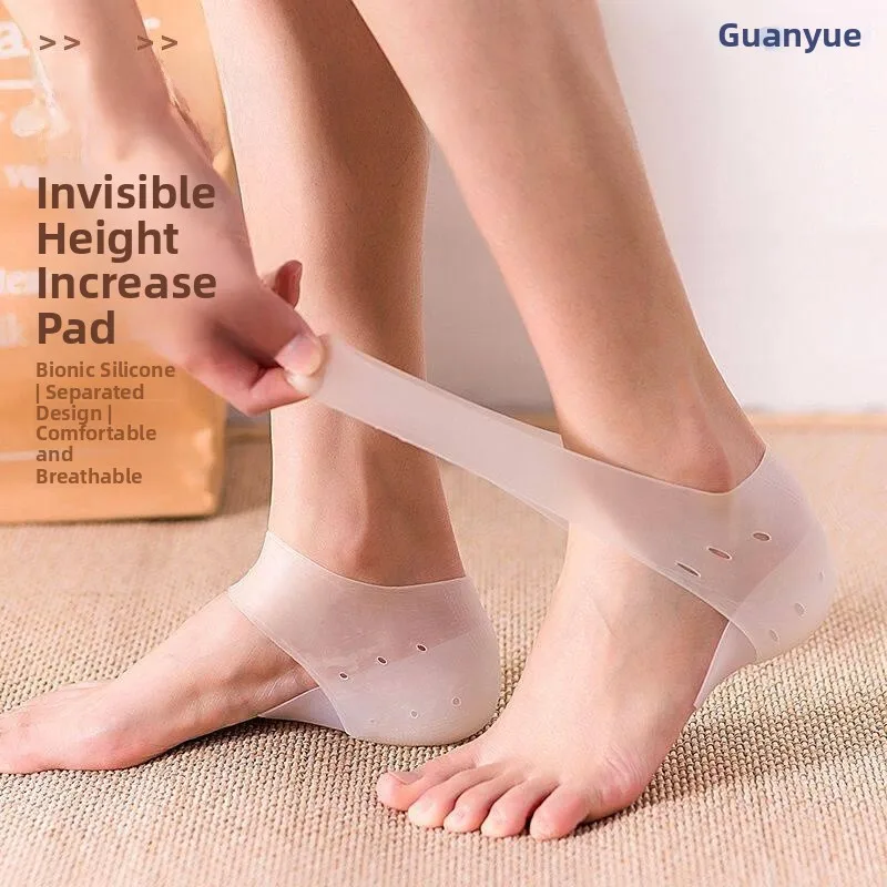 Men's Invisible Heightening Shoe Inserts Comfortable Silicone Bionic Heel Covers Shock Absorption Non-Tiring Footwear Accesso...
Men's Invisible Heightening Shoe Inserts Comfortable Silicone Bionic Heel Covers Shock Absorption Non-Tiring Footwear Accesso...