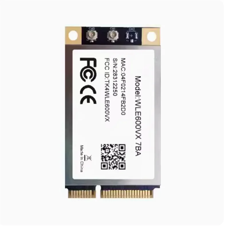 PHILE-WLE600VX двухдиапазонная карта 2,4 ГГц 5 ГГц 802.11Ac/Abgn Mini PCI Express MIMO 2X2 WAVE 1 модуль карты WIFI Atheros QCA9882
PHILE-WLE600VX двухдиапазонная карта 2,4 ГГц 5 ГГц 802.11Ac/Abgn Mini PCI Express MIMO 2X2 WAVE 1 модуль карты WIFI Atheros QCA9882