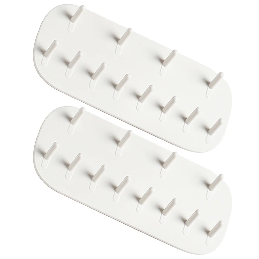 2 Pcs Jewelry Storage Hanger Adhesive Holder Hanging Organizer Sunglasses Home White 
2 Pcs Jewelry Storage Hanger Adhesive Holder Hanging Organizer Sunglasses Home White