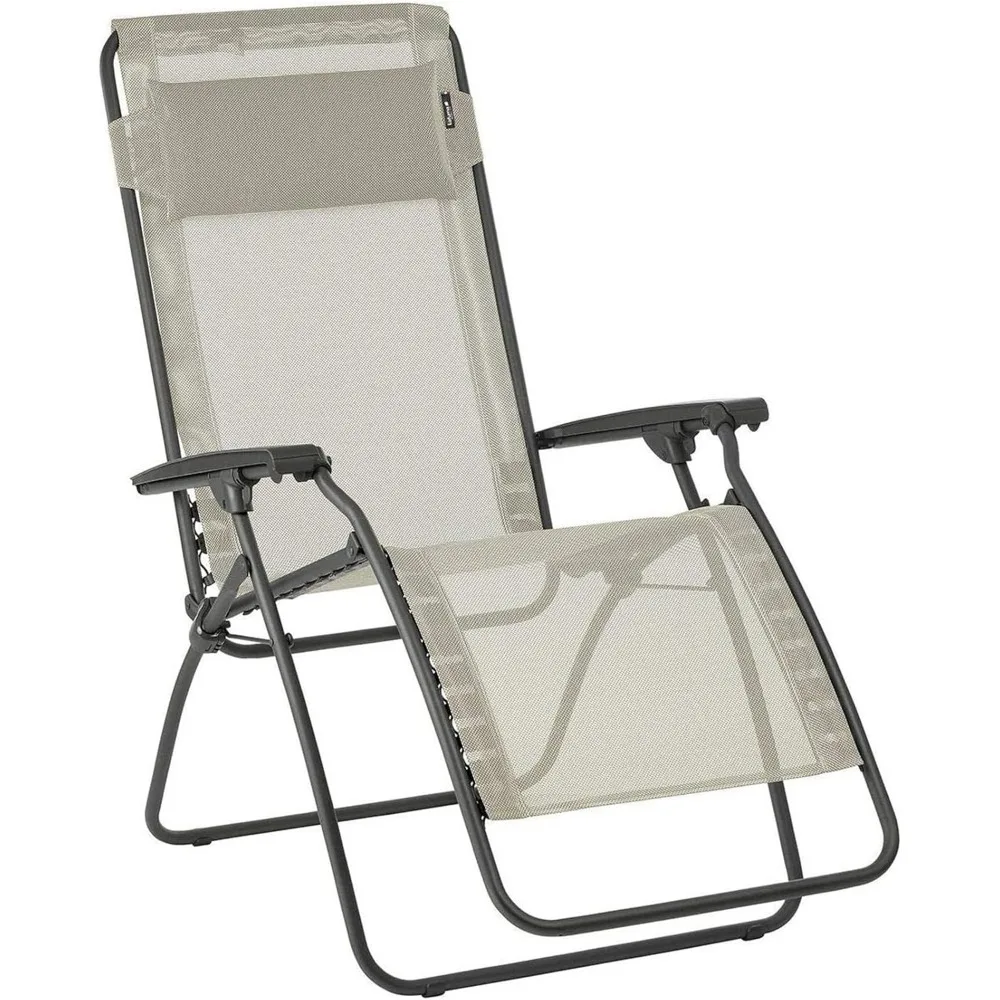 R-Clip Batyline Relaxation Patio and Poolside Zero Gravity Outdoor Lounge Recliner Chair with Adjustable and Removable Headrest
R-Clip Batyline Relaxation Patio and Poolside Zero Gravity Outdoor Lounge Recliner Chair with Adjustable and Removable Headrest