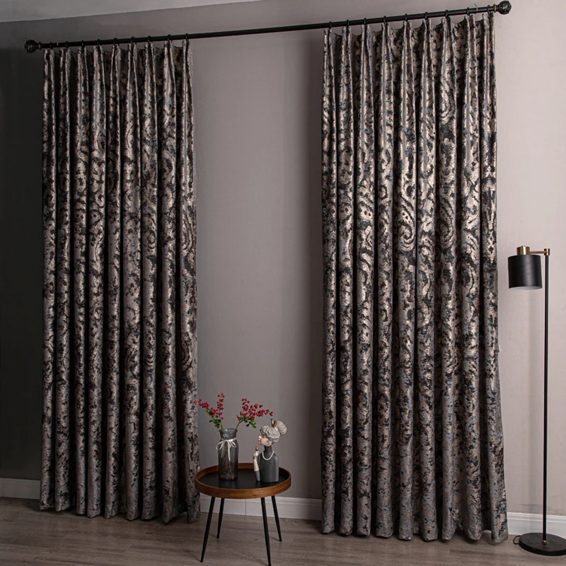 Luxury Gray Curtain with Gold Snowflake Frosting Velvet Blackout - Custom Vintage Curtains for Living Room Dining Room Bedroom
Luxury Gray Curtain with Gold Snowflake Frosting Velvet Blackout - Custom Vintage Curtains for Living Room Dining Room Bedroom