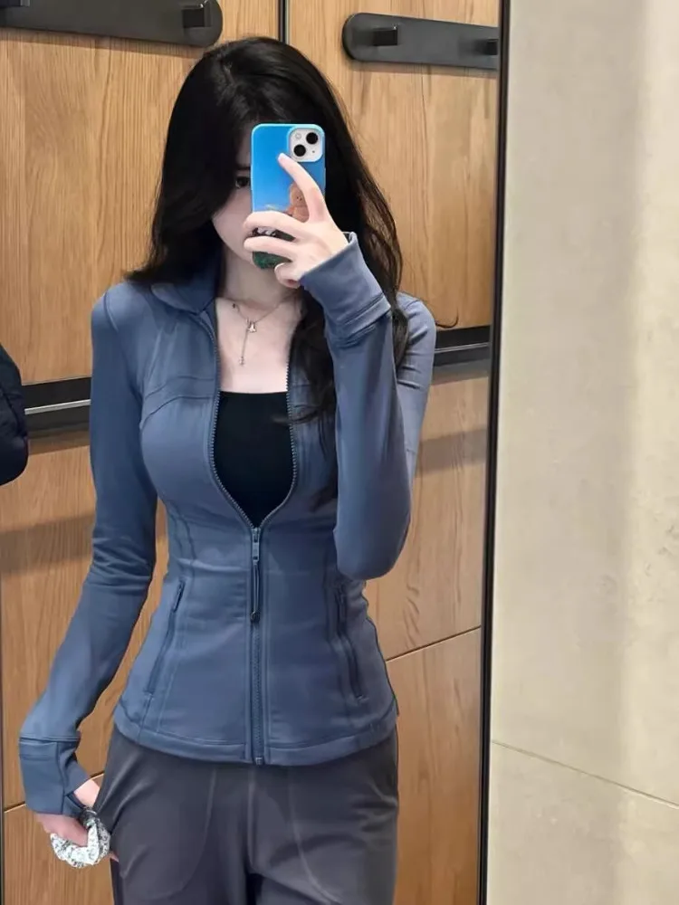 ay Slim Fit Yoga Fitn Wear Spring Summer Jaet Women's Autumn Spring Waist Cinching Tight Top Sun Protection Clothing
ay Slim Fit Yoga Fitn Wear Spring Summer Jaet Women's Autumn Spring Waist Cinching Tight Top Sun Protection Clothing