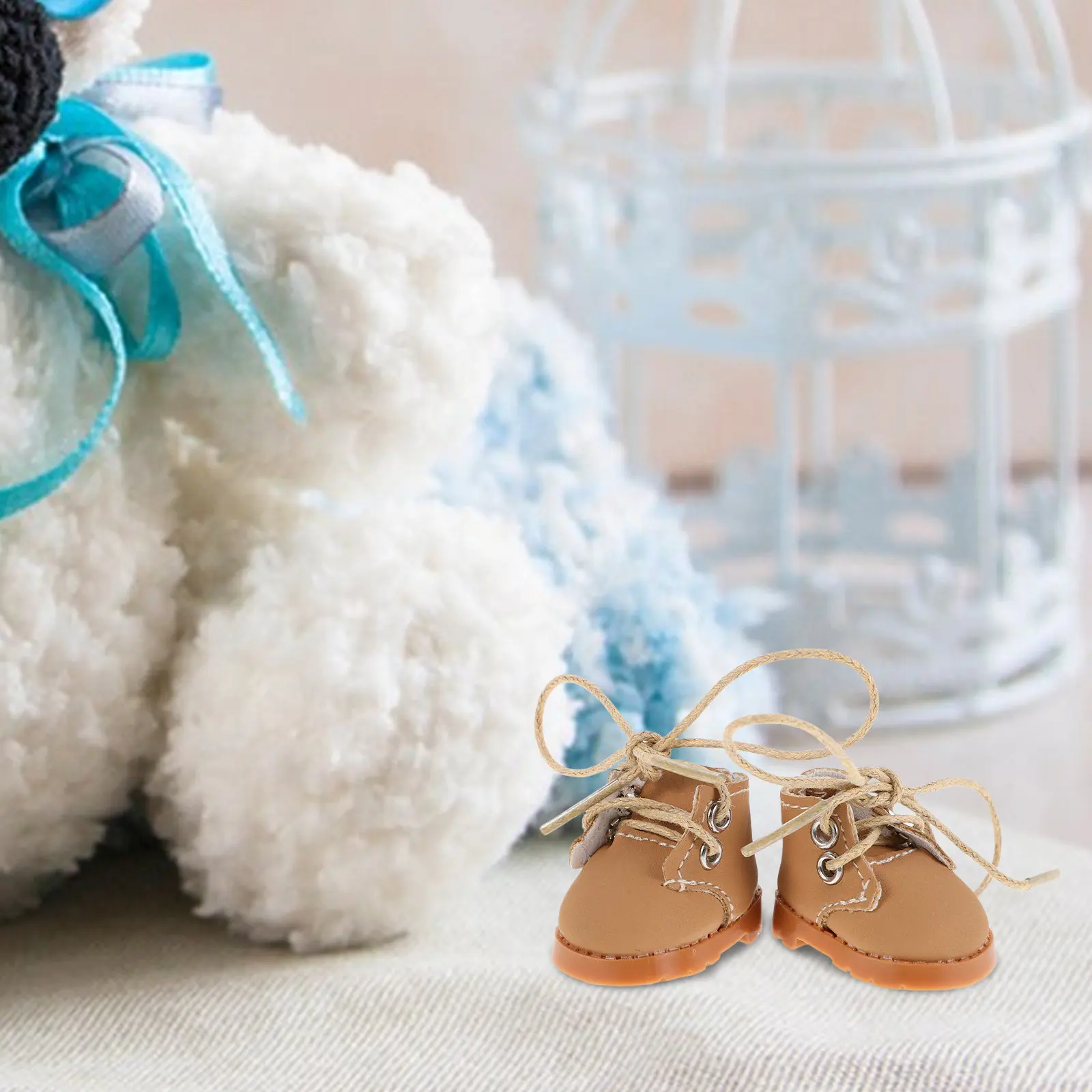1Pair Cute Miniature Shoe for Cotton Soft Comfortable Secure Fit Versatile Use Dollhouse Decor Photo Prop Playset Supply
1Pair Cute Miniature Shoe for Cotton Soft Comfortable Secure Fit Versatile Use Dollhouse Decor Photo Prop Playset Supply