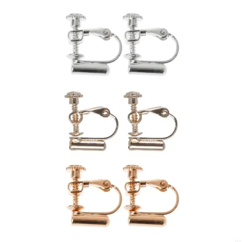E21F Clip On Earrings Converter Fashion Earring Clip Backs Earring Clamps in Gold Silver Rose for Non Pierced Ears Jewellery
E21F Clip On Earrings Converter Fashion Earring Clip Backs Earring Clamps in Gold Silver Rose for Non Pierced Ears Jewellery