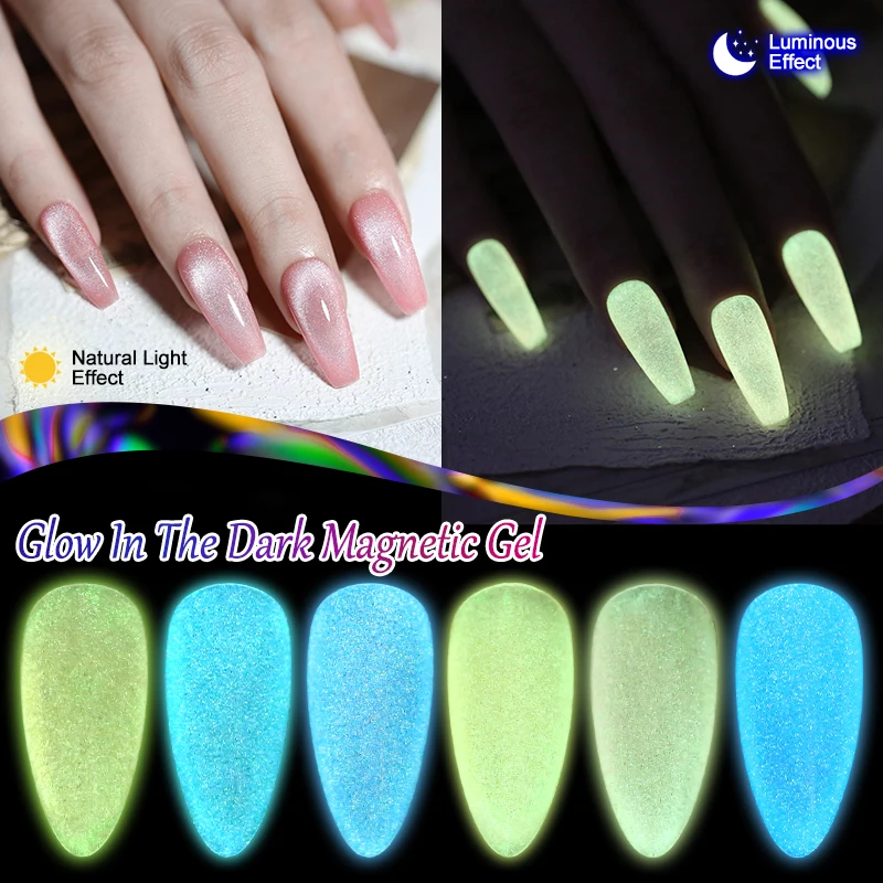 Clou Beaute 6 Color 10ml Glow In Dark Cat Eye Magnetic Gel Nail Polish Reflective Glitter Semi Permanent Soak Off UV LED Gel
Clou Beaute 6 Color 10ml Glow In Dark Cat Eye Magnetic Gel Nail Polish Reflective Glitter Semi Permanent Soak Off UV LED Gel
