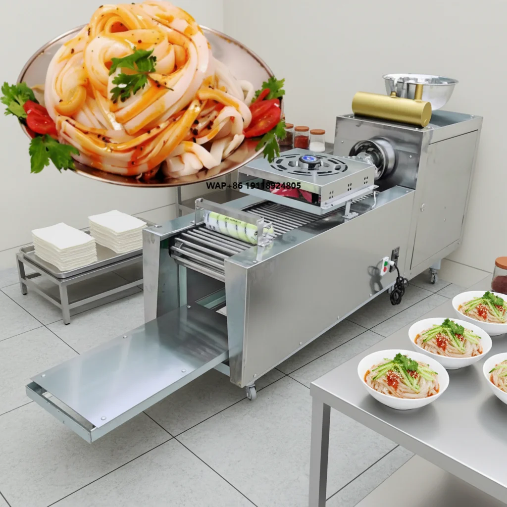 High-Speed Starch Noodle Extruder with Automatic Cutter and Cooling System for Mung Bean Glass Noodles
High-Speed Starch Noodle Extruder with Automatic Cutter and Cooling System for Mung Bean Glass Noodles