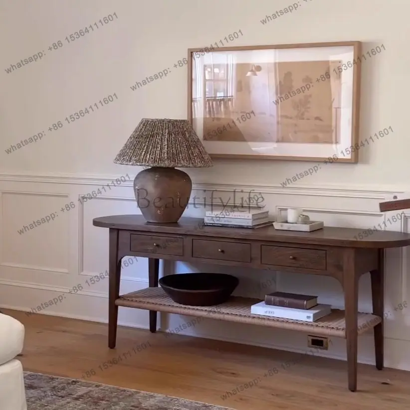 French antique log porch cabinet/pastoral style old hemp rope porch table/wabi sandy wind
French antique log porch cabinet/pastoral style old hemp rope porch table/wabi sandy wind