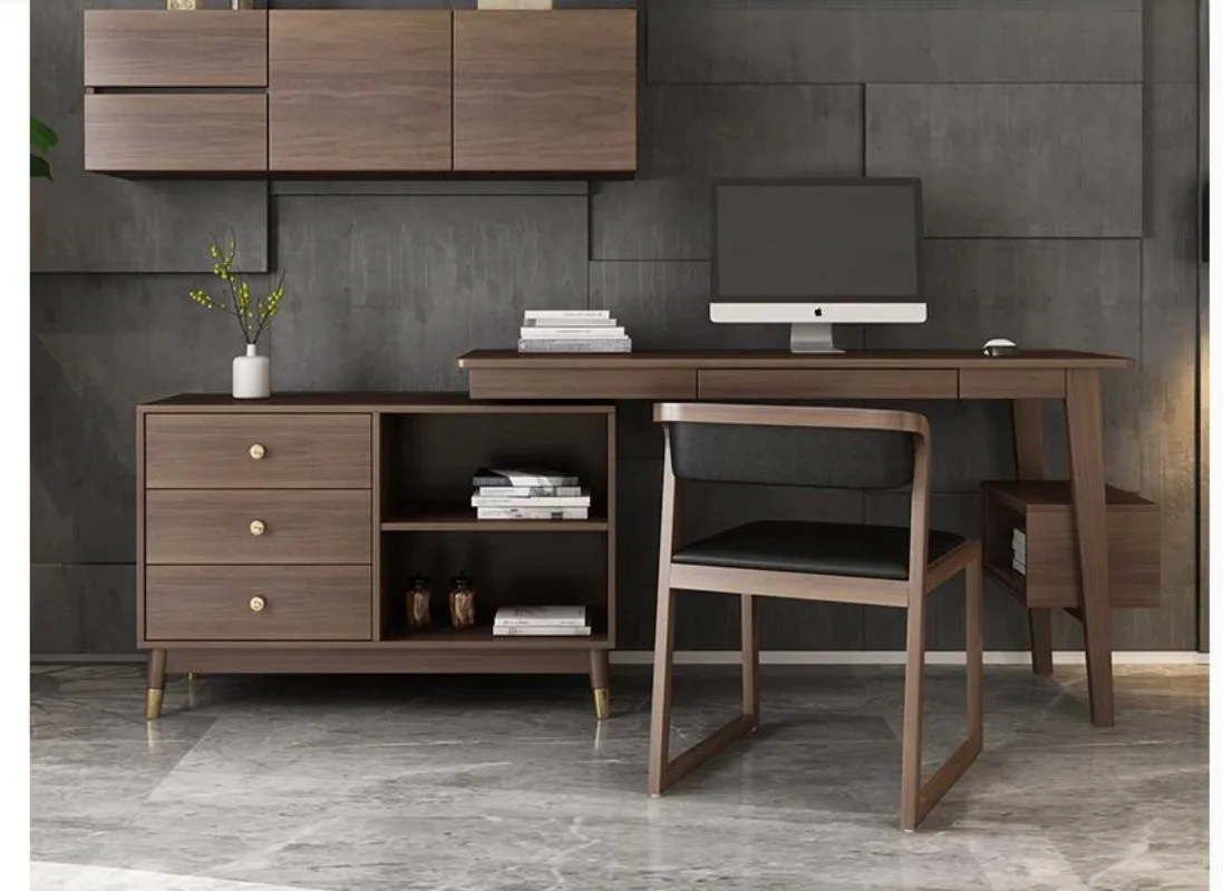 Corner desk bookshelf combination Nordic family simple desktop computer desk bookcase student writing desk
Corner desk bookshelf combination Nordic family simple desktop computer desk bookcase student writing desk