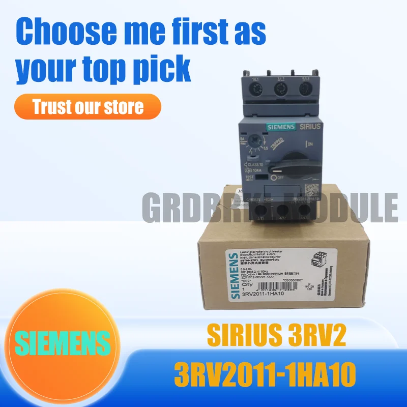 New Original SIEMENS 3RV2011-1HA10 Motor Protection Circuit Breaker 5.5-8A
New Original SIEMENS 3RV2011-1HA10 Motor Protection Circuit Breaker 5.5-8A