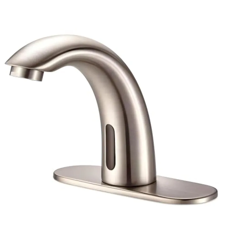 Touchless Bathroom Sink Faucet - Automatic Motion Sensor Restroom Toilet Faucet - Battery Operated for Commercial Lavatory
Touchless Bathroom Sink Faucet - Automatic Motion Sensor Restroom Toilet Faucet - Battery Operated for Commercial Lavatory