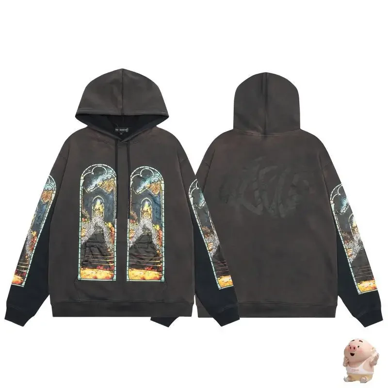 Vintage WHO DECIDES WAR Descent Hooded Hoodie Men Women High Quality Diamond Inlay Vintage Oversize Pullover
Vintage WHO DECIDES WAR Descent Hooded Hoodie Men Women High Quality Diamond Inlay Vintage Oversize Pullover