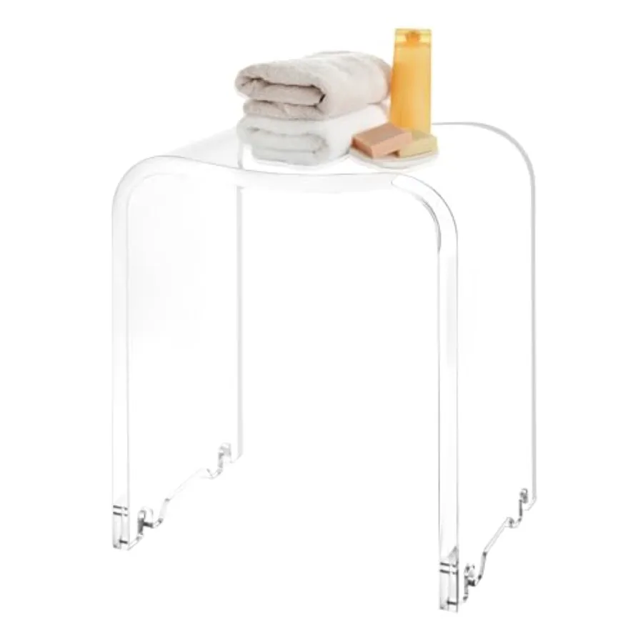 Clear Acrylic Shower Stool for Inside Shower Bathroom Chair with Curved Seat Water Leaking Hole Heavy-Duty 300lbs 15.5''W X 18.
Clear Acrylic Shower Stool for Inside Shower Bathroom Chair with Curved Seat Water Leaking Hole Heavy-Duty 300lbs 15.5''W X 18.