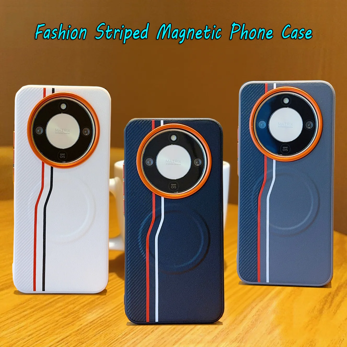 Модный полосатый чехол для Honor X70 X60 Pro Magsafe, роскошный магнитный противоударный чехол из искусственной кожи для Honor X9c Smart Magic7 Lite
Модный полосатый чехол для Honor X70 X60 Pro Magsafe, роскошный магнитный противоударный чехол из искусственной кожи для Honor X9c Smart Magic7 Lite