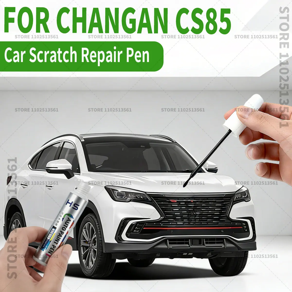 Ручка-корректор для ремонта автомобильной краски Changan CS85, аксессуары для устранения царапин, цвета: Полярный белый 178, Кристально-красный, Звездно-синий 105, Серо-фиолетовый 134
Ручка-корректор для ремонта автомобильной краски Changan CS85, аксессуары для устранения царапин, цвета: Полярный белый 178, Кристально-красный, Звездно-синий 105, Серо-фиолетовый 134