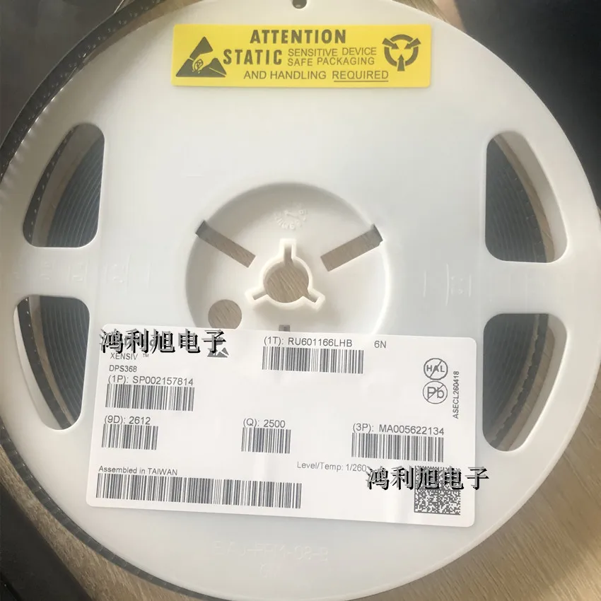 5PCS/Lot DPS368XTSA1 DPS368 MARKING:P368 Pressure Sensor Barometric 300 hPa to 1200 hPa Digital 1.7V to 3.6V 8 Pins VLGA
5PCS/Lot DPS368XTSA1 DPS368 MARKING:P368 Pressure Sensor Barometric 300 hPa to 1200 hPa Digital 1.7V to 3.6V 8 Pins VLGA