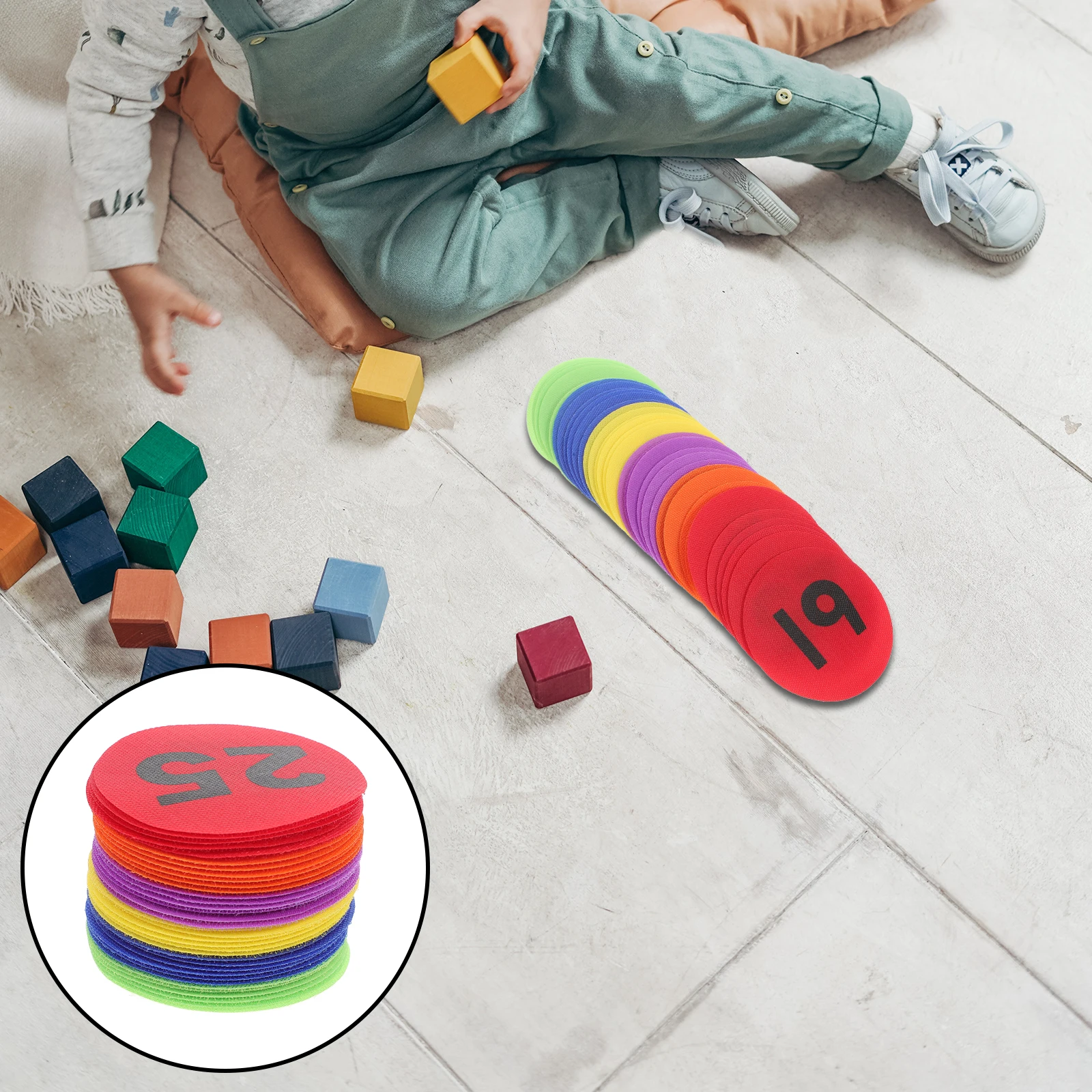 Colored Round Patch Student Exercise Stickers Kids Play Mat Nylon Floor Spot Marker Classroom Game Activity Carpet
Colored Round Patch Student Exercise Stickers Kids Play Mat Nylon Floor Spot Marker Classroom Game Activity Carpet