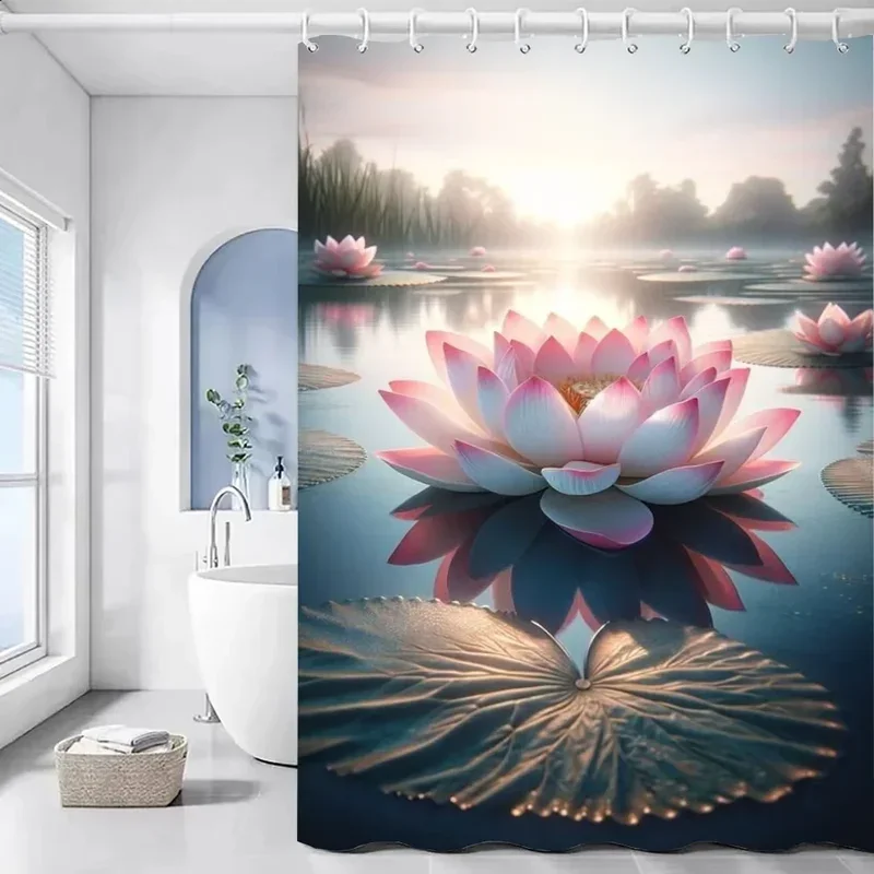 Занавески для душа Zen Lotus для набора аксессуаров для ванной комнаты Занавеска для душа Водонепроницаемые наборы для ванной Ткань Европейские товары HomXT6@!
Занавески для душа Zen Lotus для набора аксессуаров для ванной комнаты Занавеска для душа Водонепроницаемые наборы для ванной Ткань Европейские товары HomXT6@!