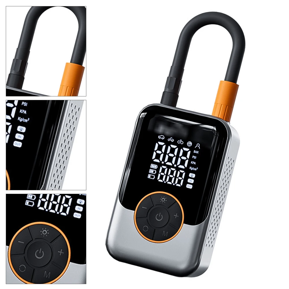 Tire Pressure Detection Inflator Quick Charging Car Tire Wireless Air Pump Electric Tire Inflator for Car Motorcycle Bicycle
Tire Pressure Detection Inflator Quick Charging Car Tire Wireless Air Pump Electric Tire Inflator for Car Motorcycle Bicycle