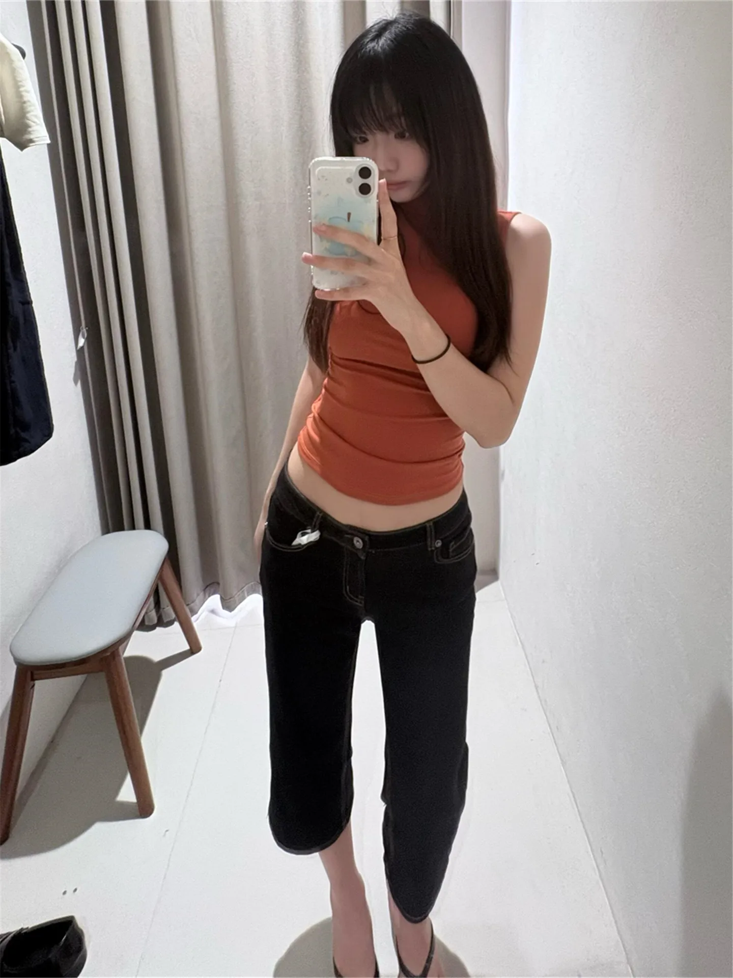 Sexy Retro Low Waist Seven Inch Jeans Women Slimming Washed Casual Loose Leggings Bell Bottoms Cotton Summer Jeans
Sexy Retro Low Waist Seven Inch Jeans Women Slimming Washed Casual Loose Leggings Bell Bottoms Cotton Summer Jeans