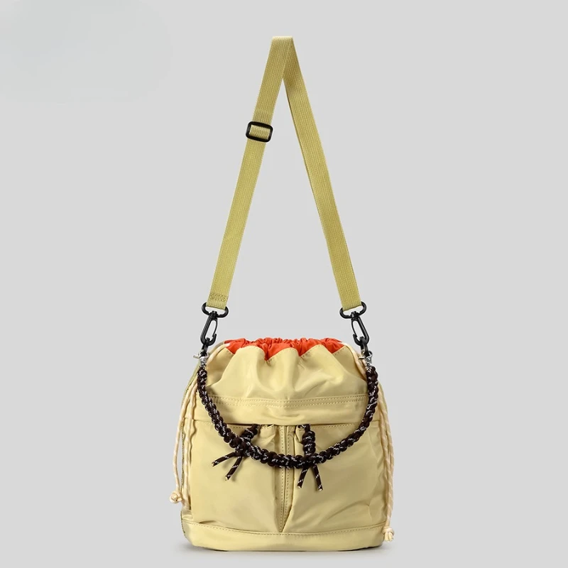 Women Waterproof Nylon Drawstring Bucket Shoulder Bags Female Lightweight Large Casual Crossbody Bag Patchwork Handbag for Women
Women Waterproof Nylon Drawstring Bucket Shoulder Bags Female Lightweight Large Casual Crossbody Bag Patchwork Handbag for Women
