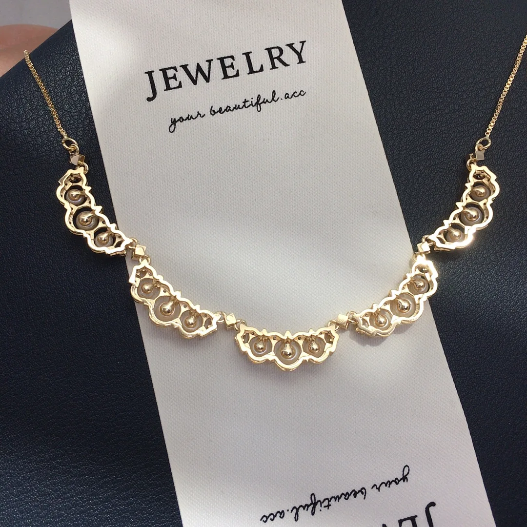 Natural Freshwater Pearl Necklace Vintage Luxury Multi-Beaded Court Style Women's Pearl Neck Jewelry
Natural Freshwater Pearl Necklace Vintage Luxury Multi-Beaded Court Style Women's Pearl Neck Jewelry